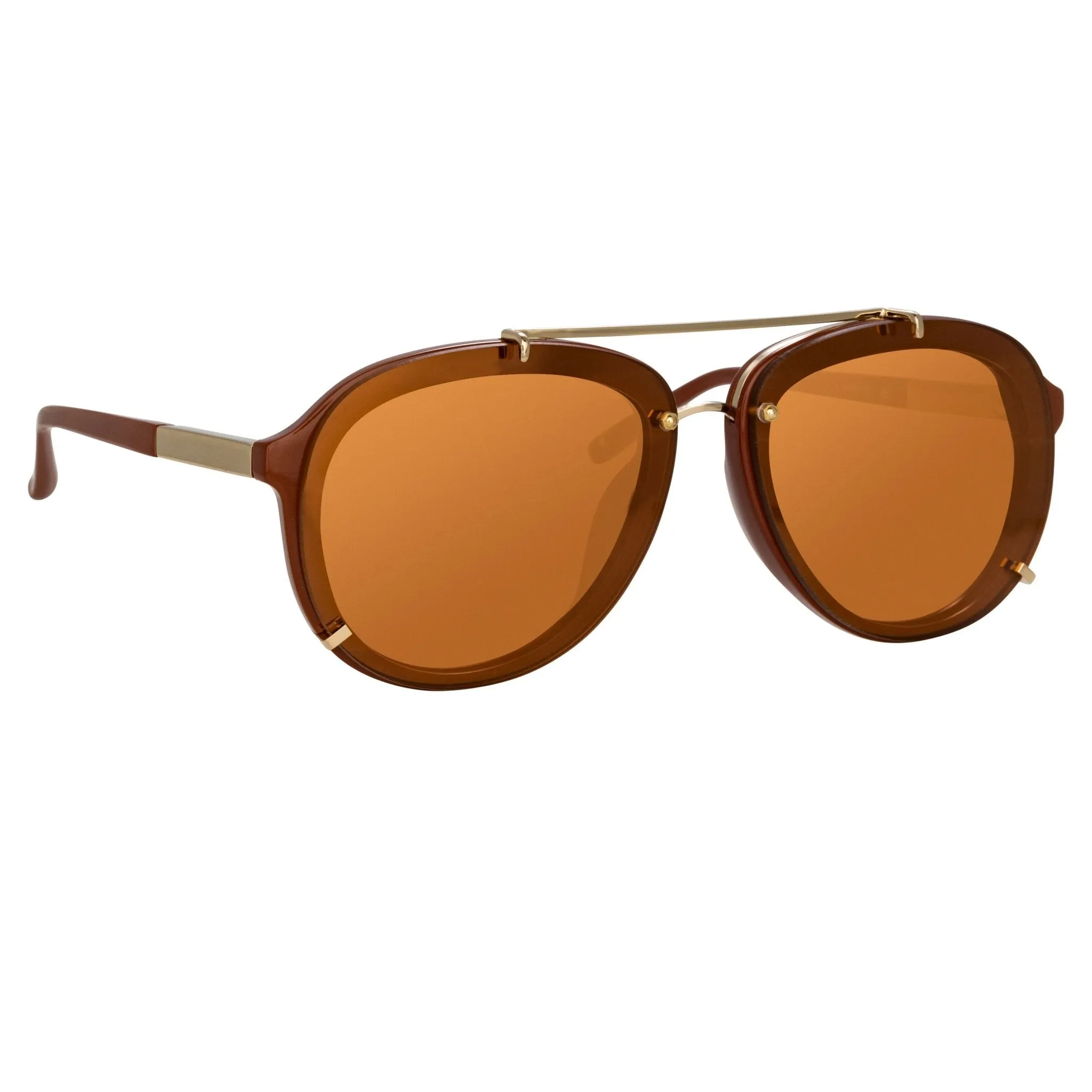 Phillip Lim Sunglasses Light Gold and Rust