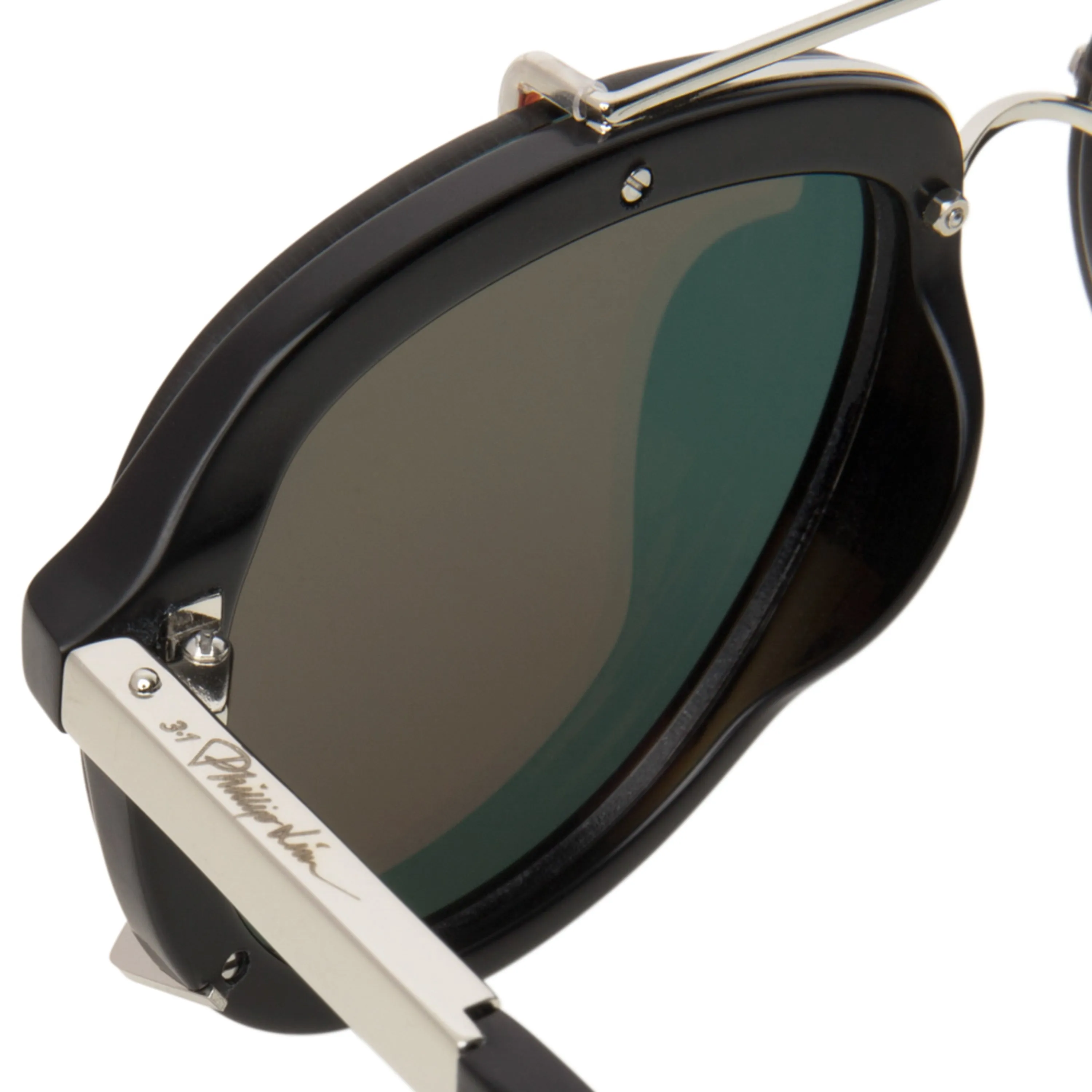 Phillip Lim x Linda Farrow Orange Mirror Sunglasses PL162C6SUN