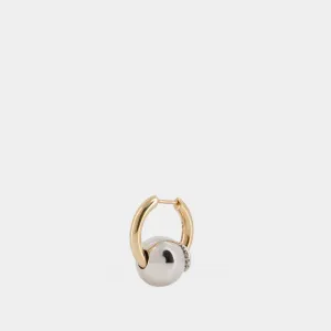 Piercing Double Earrings - Rainbow K - Yellow - 14K Gold