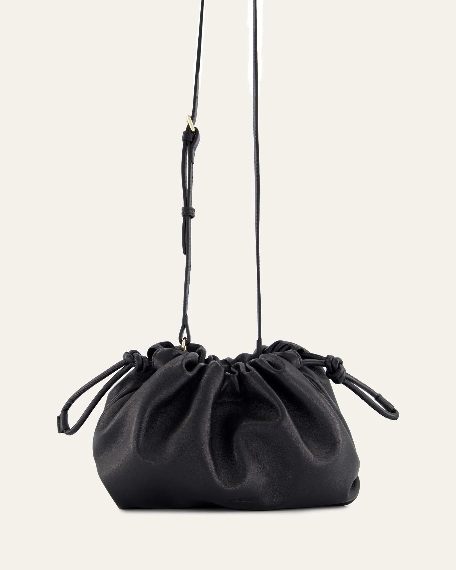 PIPPA CROSSBODY BAG BLACK LEATHER Jo Mercer