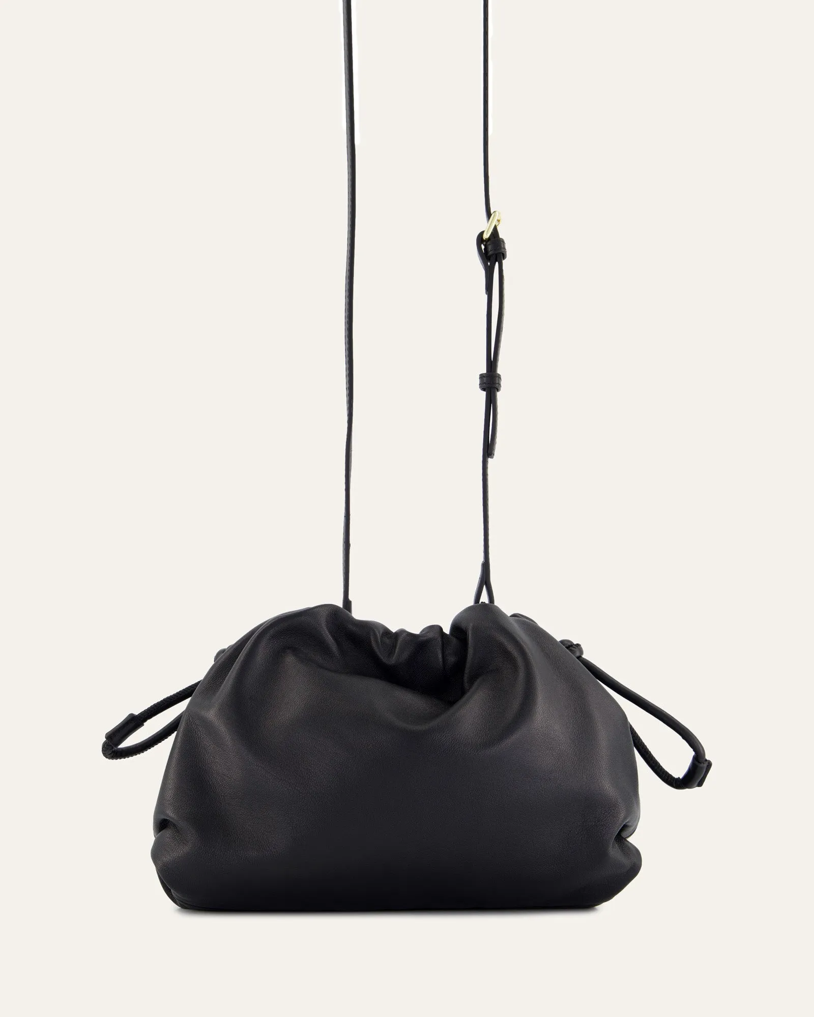 PIPPA CROSSBODY BAG BLACK LEATHER Jo Mercer
