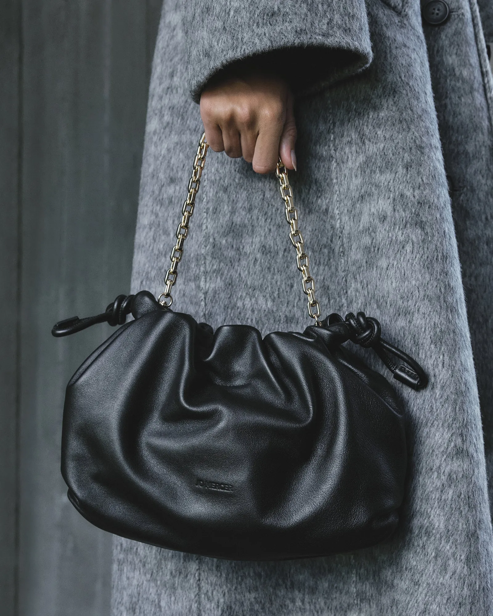 PIPPA CROSSBODY BAG BLACK LEATHER Jo Mercer