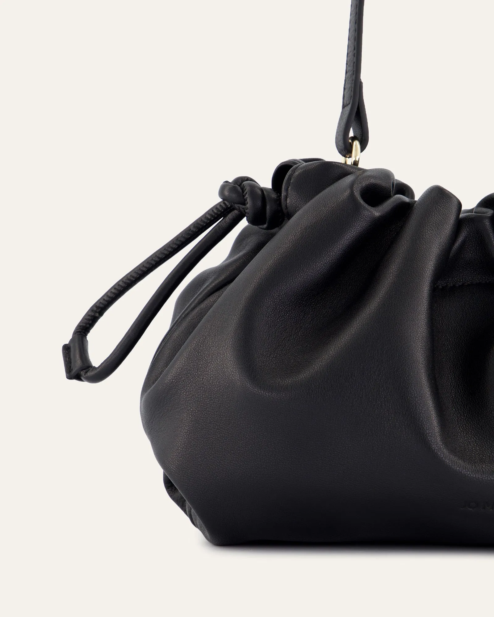 PIPPA CROSSBODY BAG BLACK LEATHER Jo Mercer