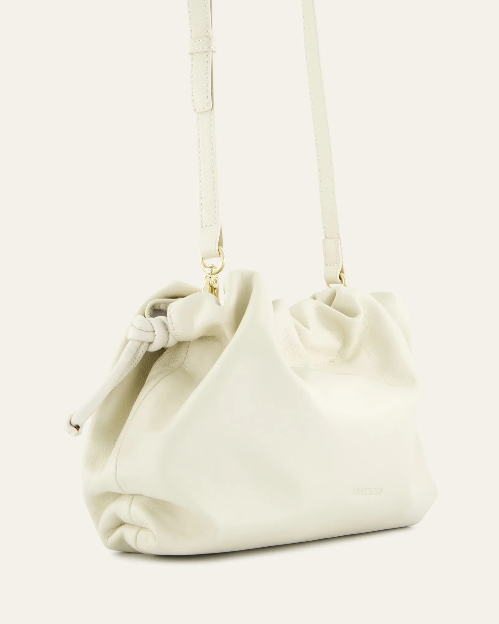 PIPPA CROSSBODY BAG OFF WHITE LEATHER Jo Mercer