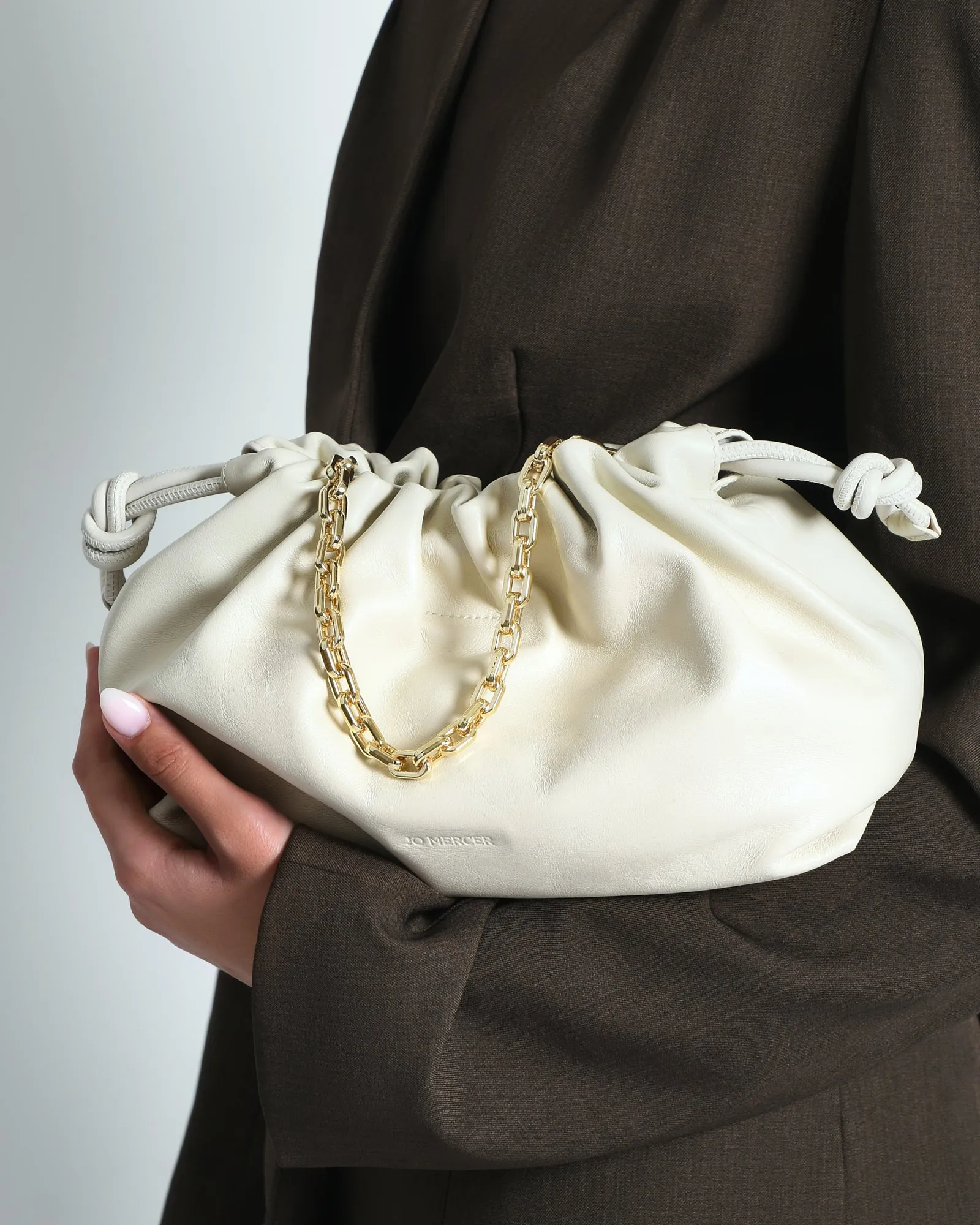 PIPPA CROSSBODY BAG OFF WHITE LEATHER Jo Mercer