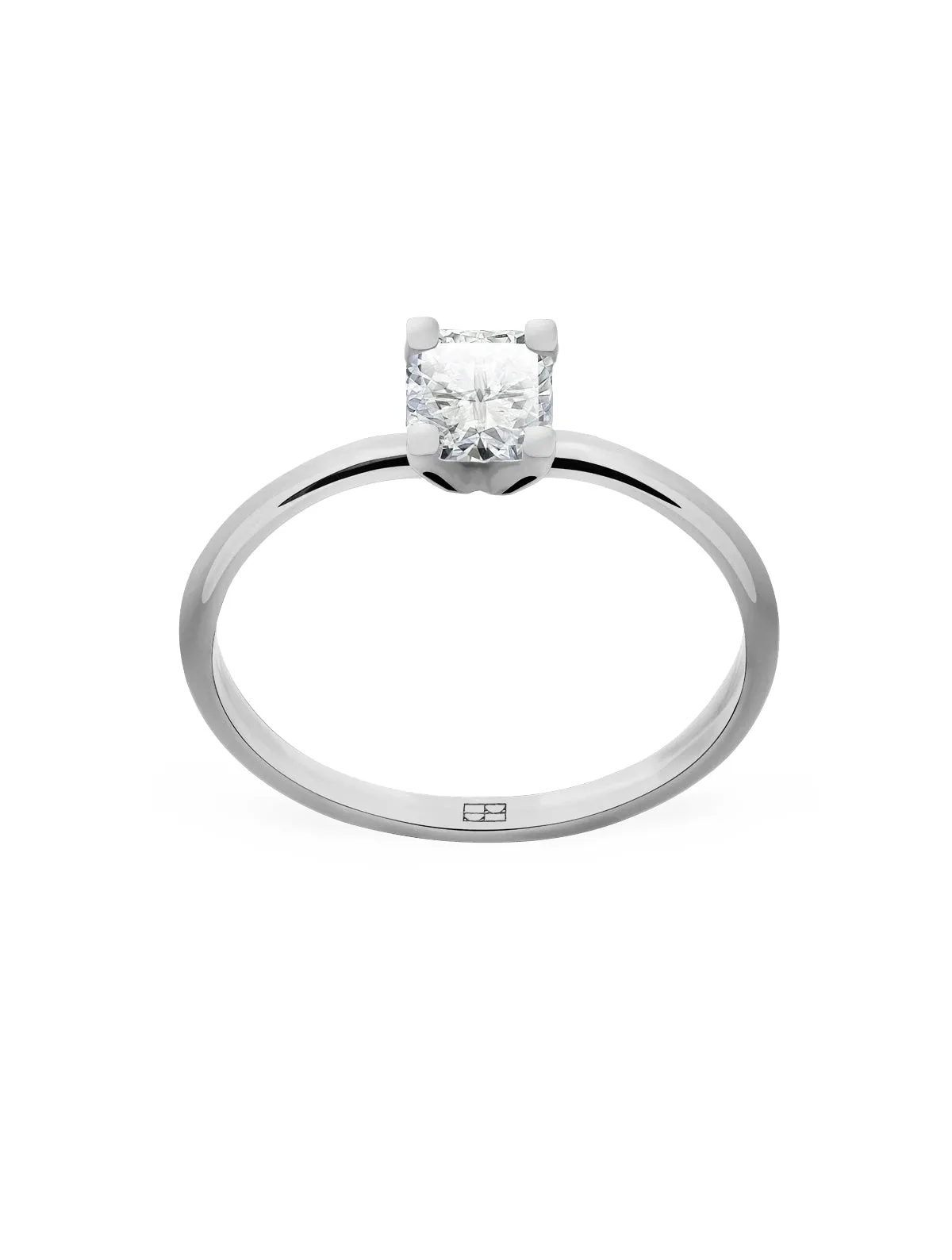 Promise N°8 18K White Gold Ring w. Diamonds