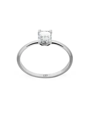Promise N°8 18K White Gold Ring w. Diamonds