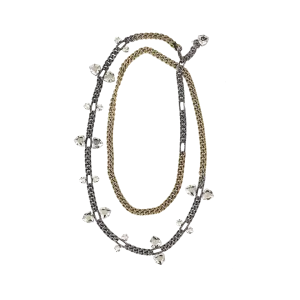 Punk Necklace With Long Chain