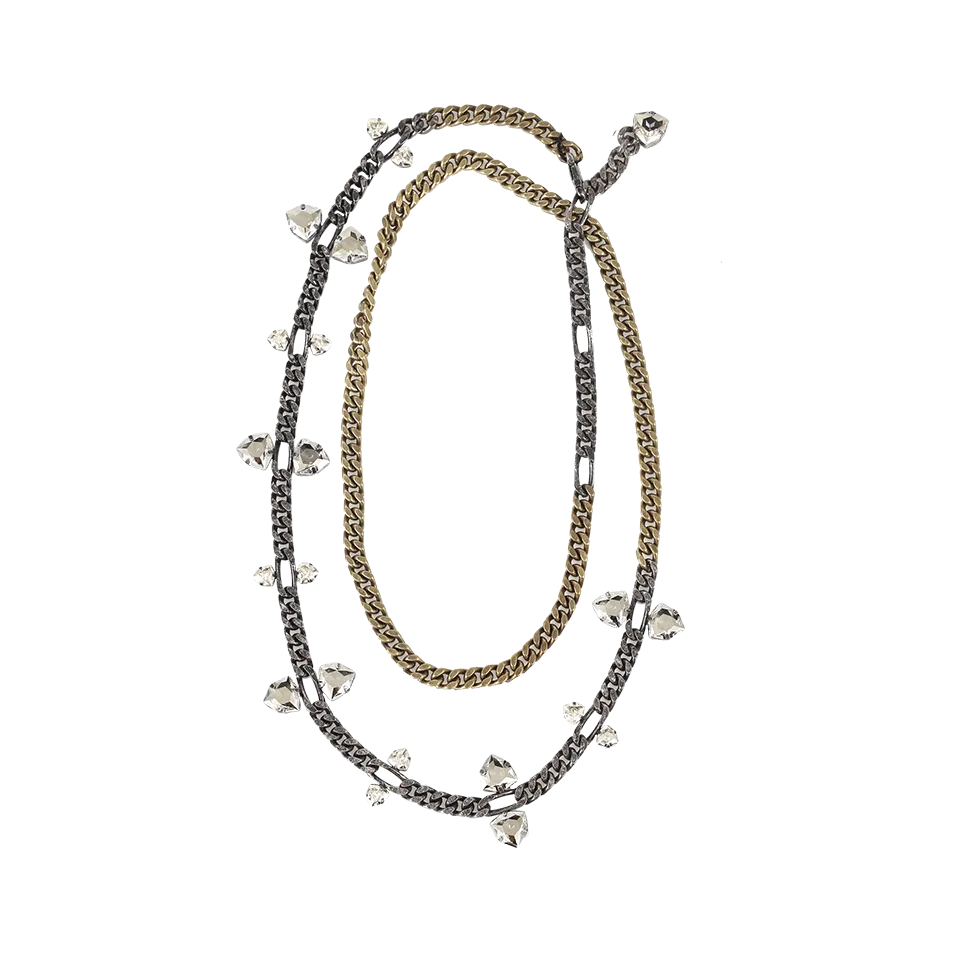 Punk Necklace With Long Chain