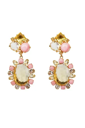 Quartz Opal Earrings
