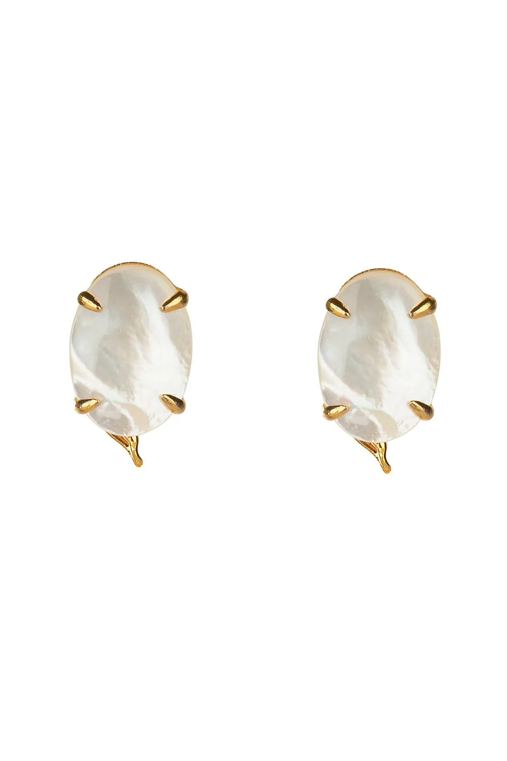 Quartz Pearl Three Drop Earrings