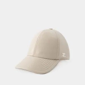 Réedition Vinyl Cap - Courreges - Cotton - Mastic Grey