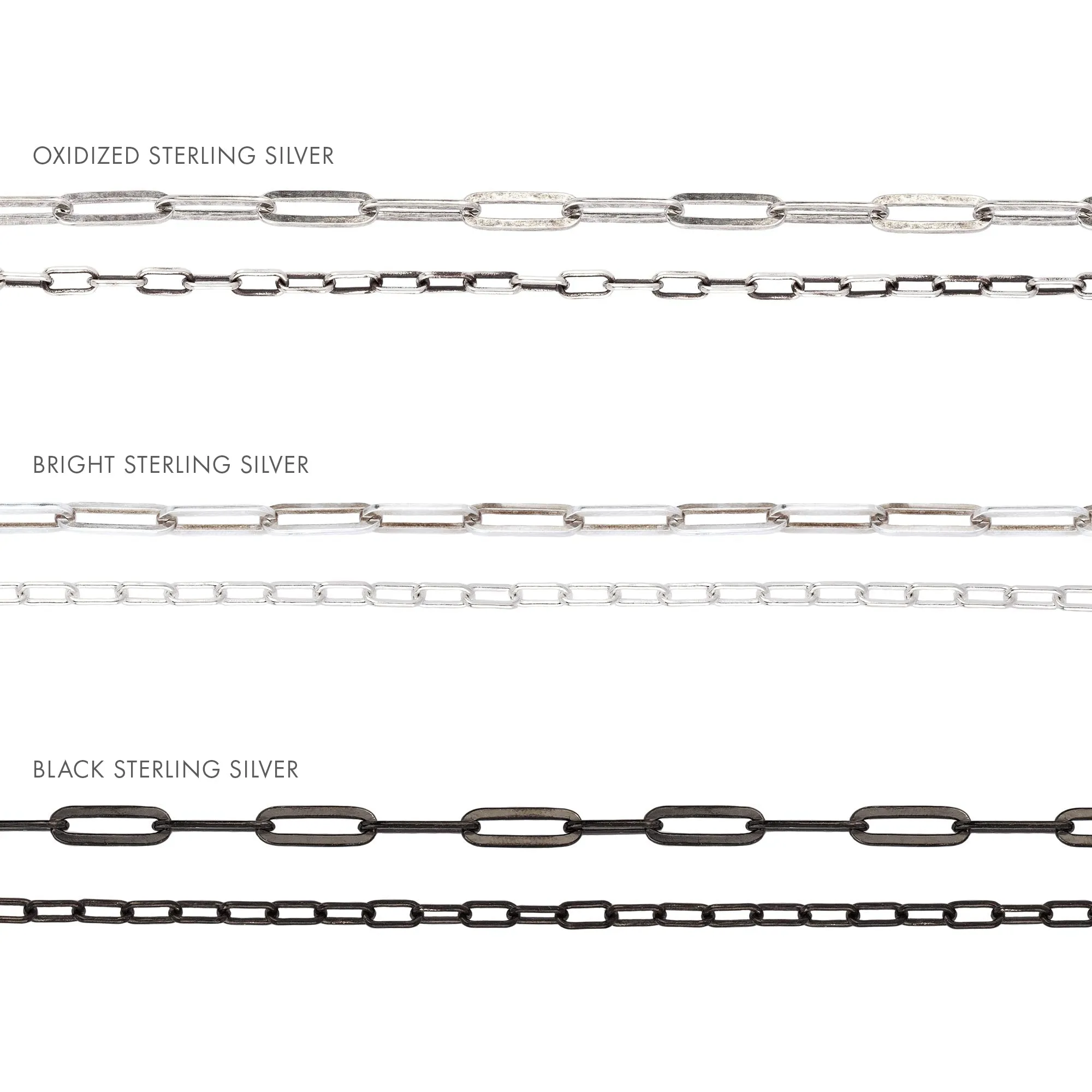 Return to Happiness Large Paperclip Chain Necklace