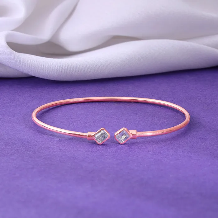 Rose Gold Classic Baguette Bracelet Giva