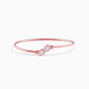 Rose Gold Classic Baguette Bracelet Giva