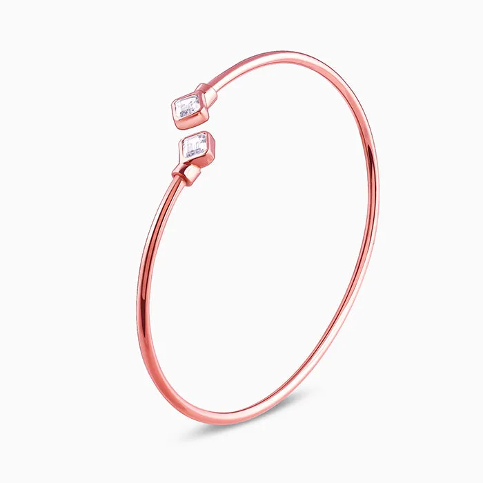 Rose Gold Classic Baguette Bracelet Giva