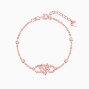 Rose Gold Infinite Bond Bracelet Giva