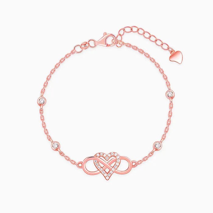 Rose Gold Infinite Bond Bracelet Giva