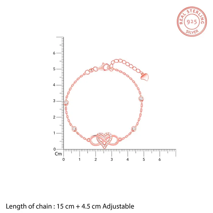 Rose Gold Infinite Bond Bracelet Giva