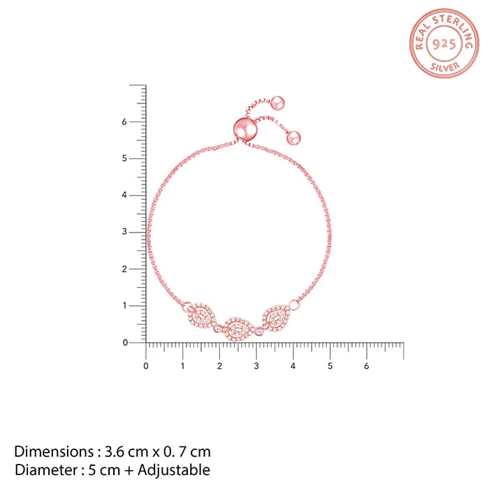 Rose Gold Love of Pears Bracelet Giva