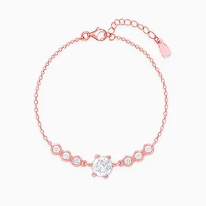 Rose Gold Solitaire Grace Bracelet Giva