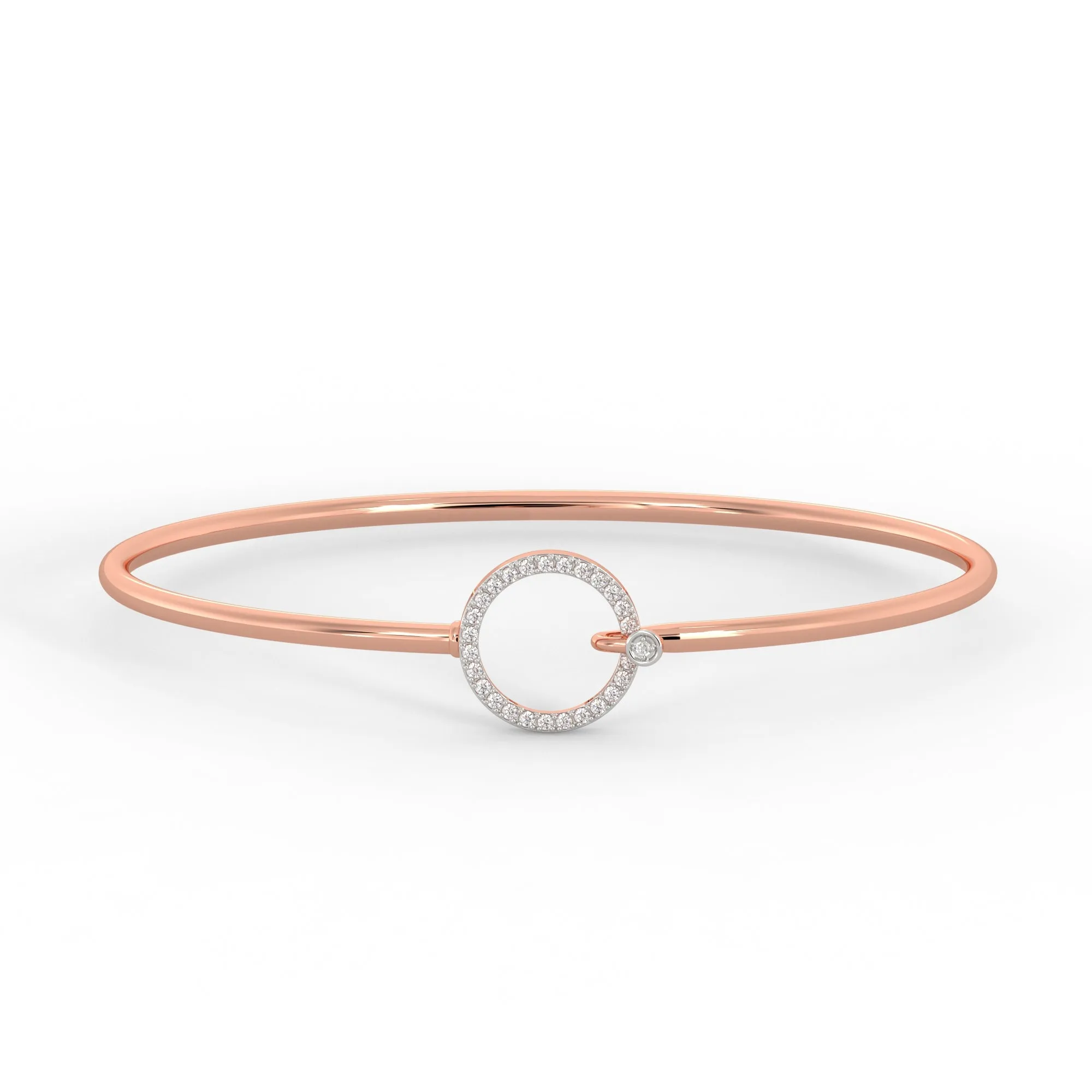 Rose Gold Stark Diamond Cuff Bracelet Giva