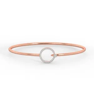 Rose Gold Stark Diamond Cuff Bracelet Giva