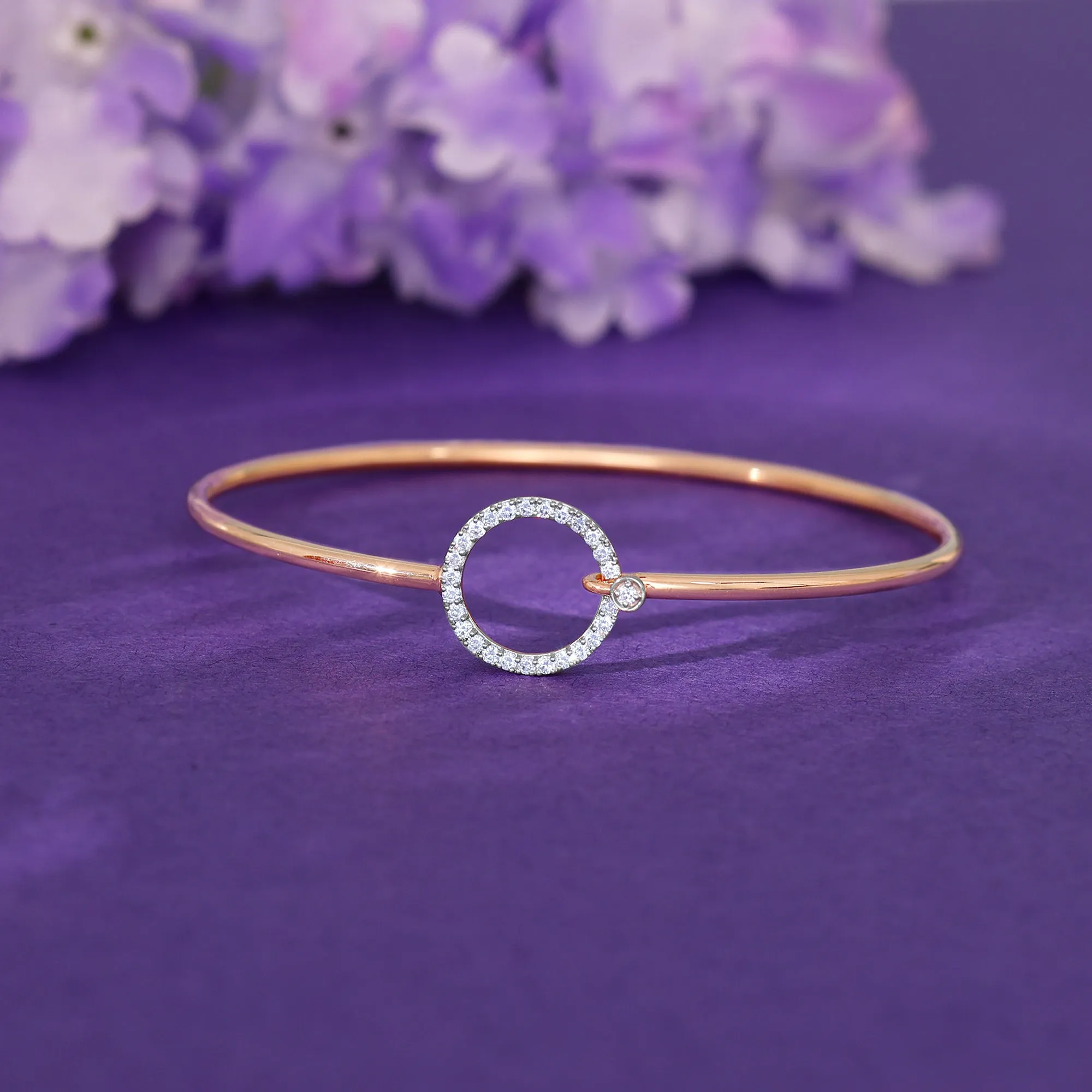 Rose Gold Stark Diamond Cuff Bracelet Giva