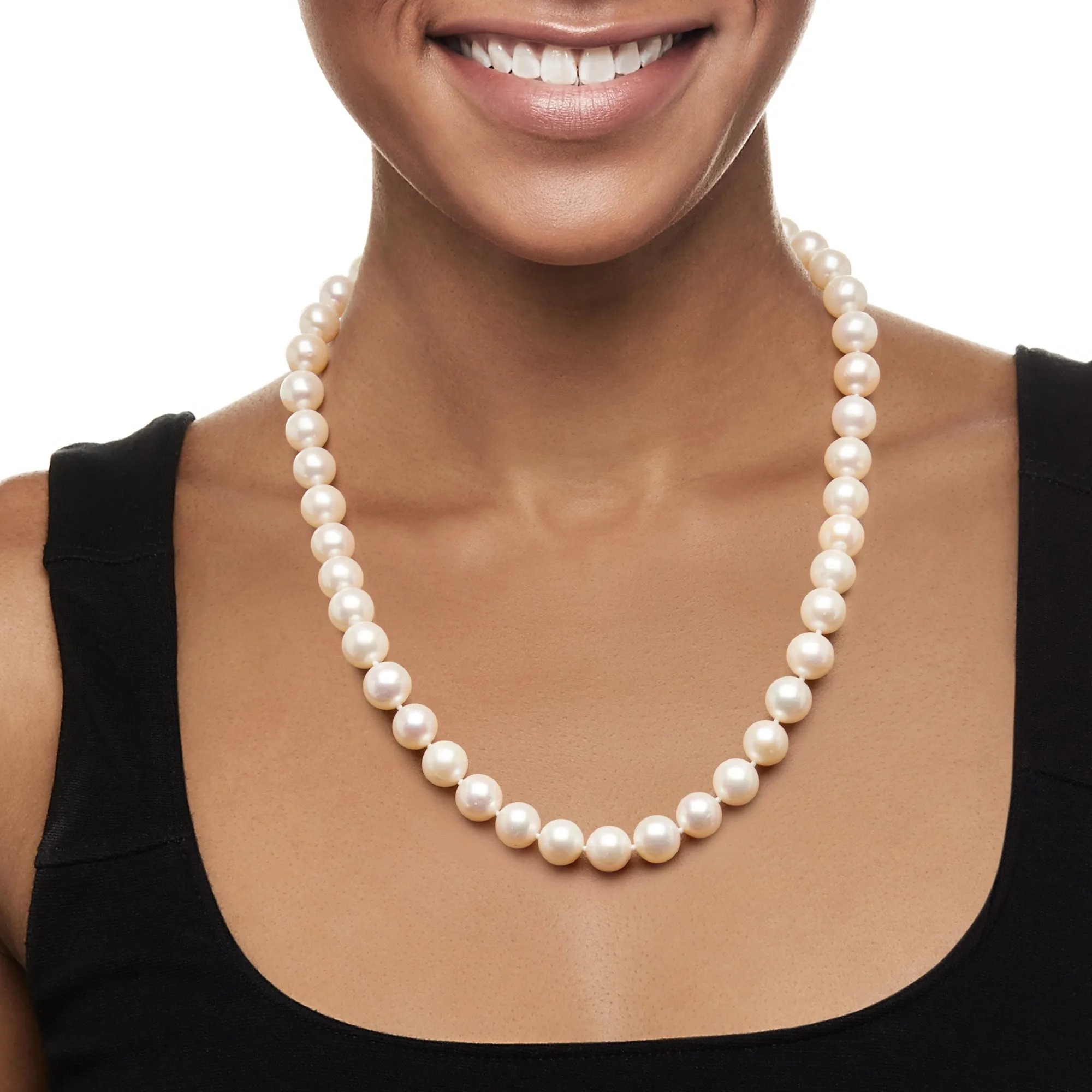Ross-Simons 10-11mm Cultured Pearl Necklace With 14kt Yellow Gold