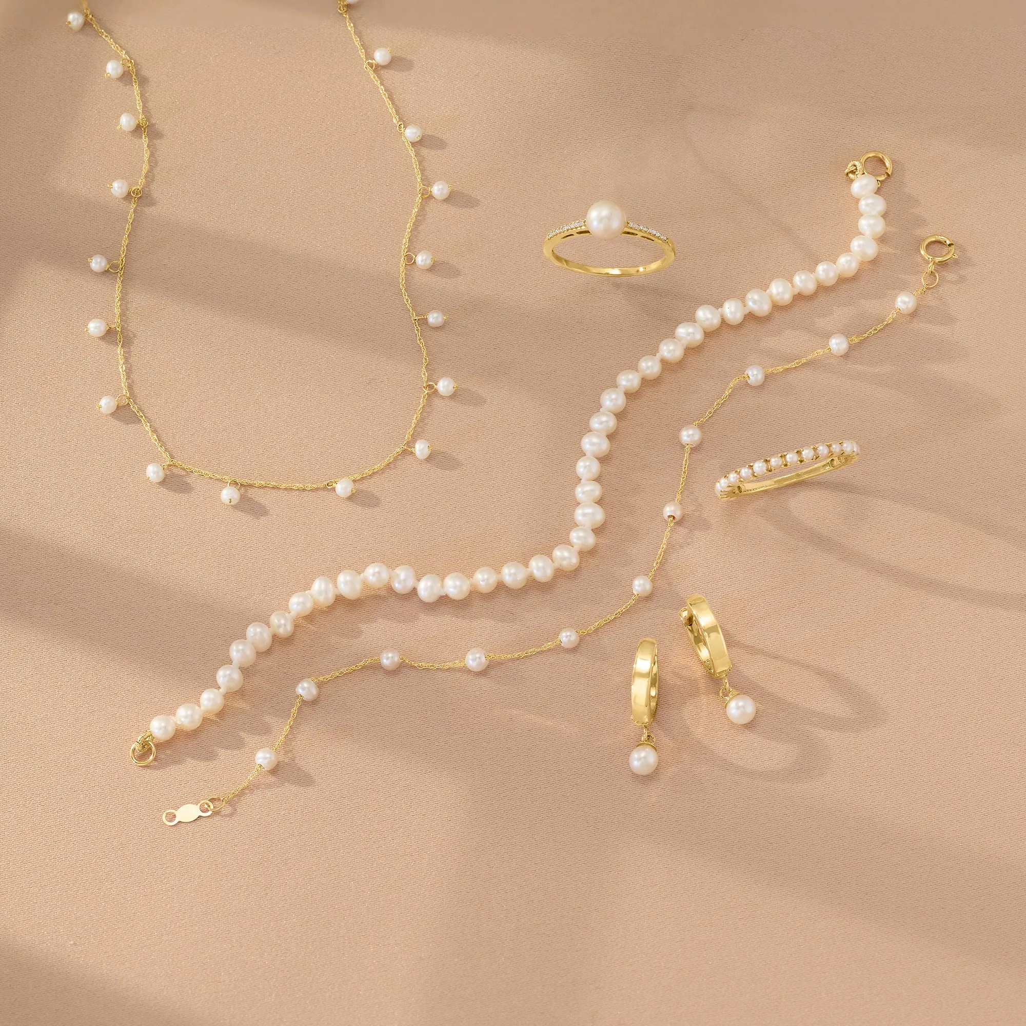 Ross-Simons 2.5-3mm Cultured Pearl Necklace in 14kt Yellow Gold