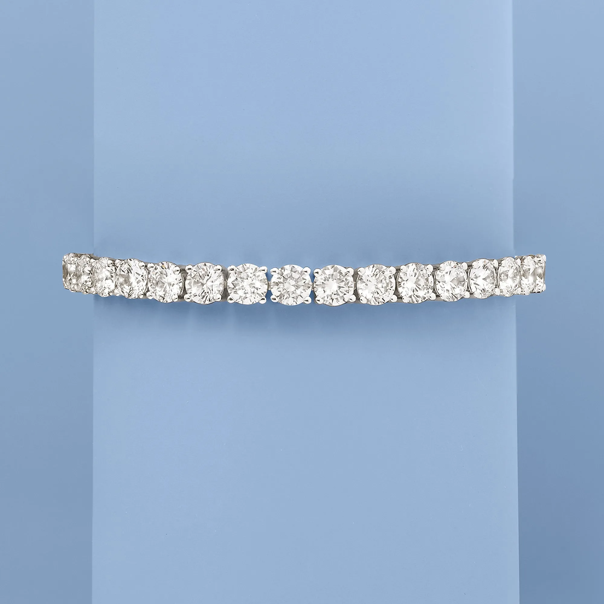 Ross-Simons CZ Tennis Bracelet in Sterling Silver