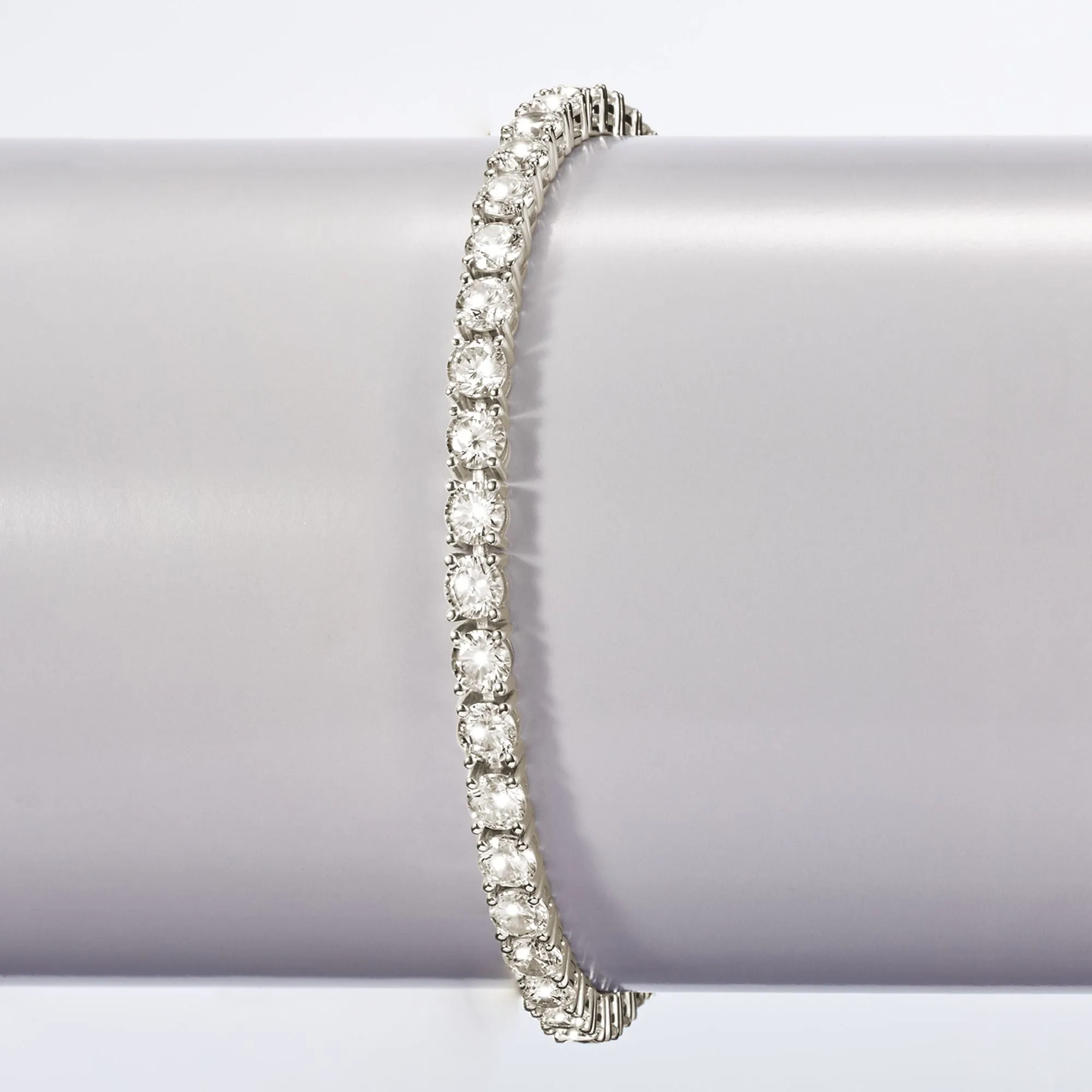 Ross-Simons CZ Tennis Bracelet in Sterling Silver