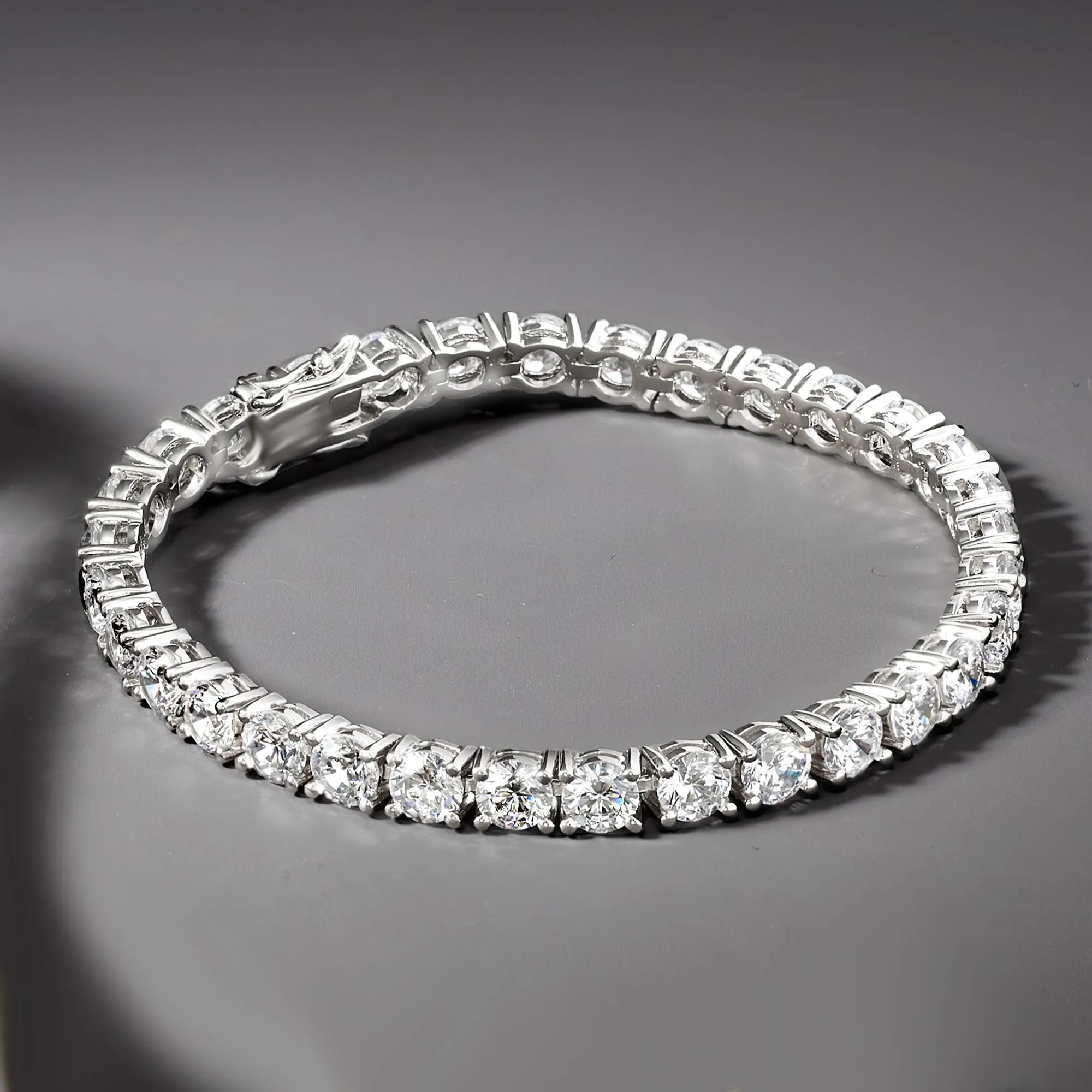 Ross-Simons CZ Tennis Bracelet in Sterling Silver