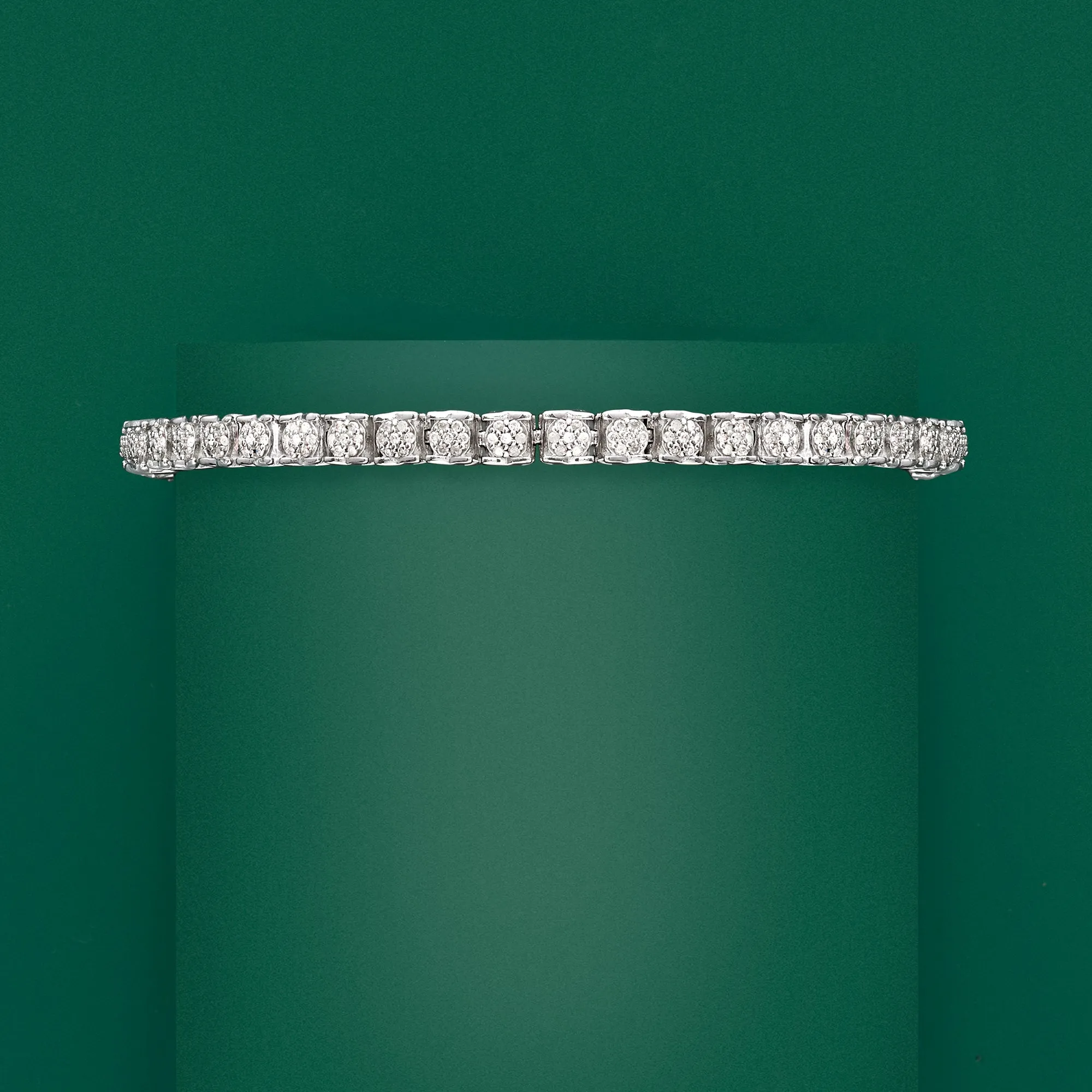 Ross-Simons Diamond Bracelet in Sterling Silver