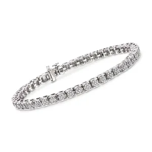 Ross-Simons Diamond Bracelet in Sterling Silver
