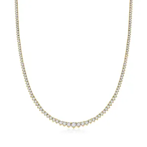 Ross-Simons Diamond Tennis Necklace in Sterling Silver