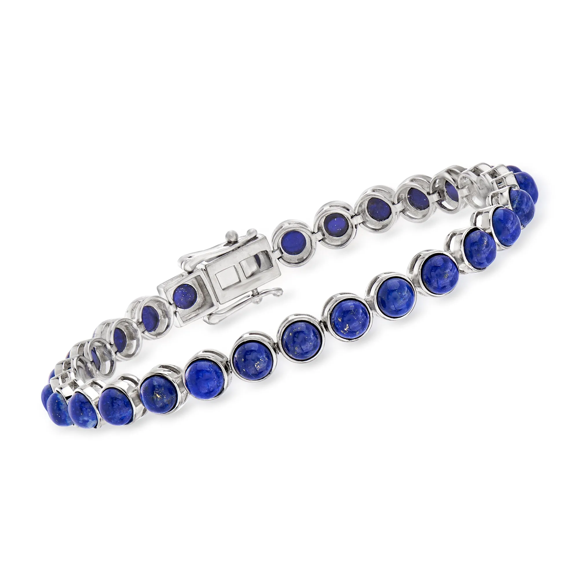Ross-Simons Lapis Tennis Bracelet in Sterling Silver