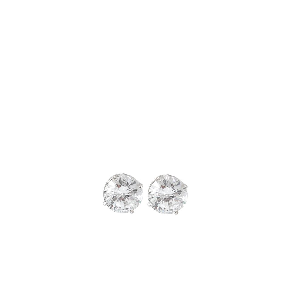 Round Stud Earrings