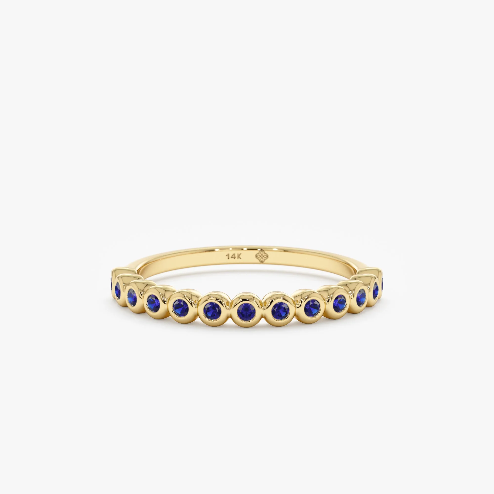 Sapphire Half Eternity Band, Arleth SARAHELISE