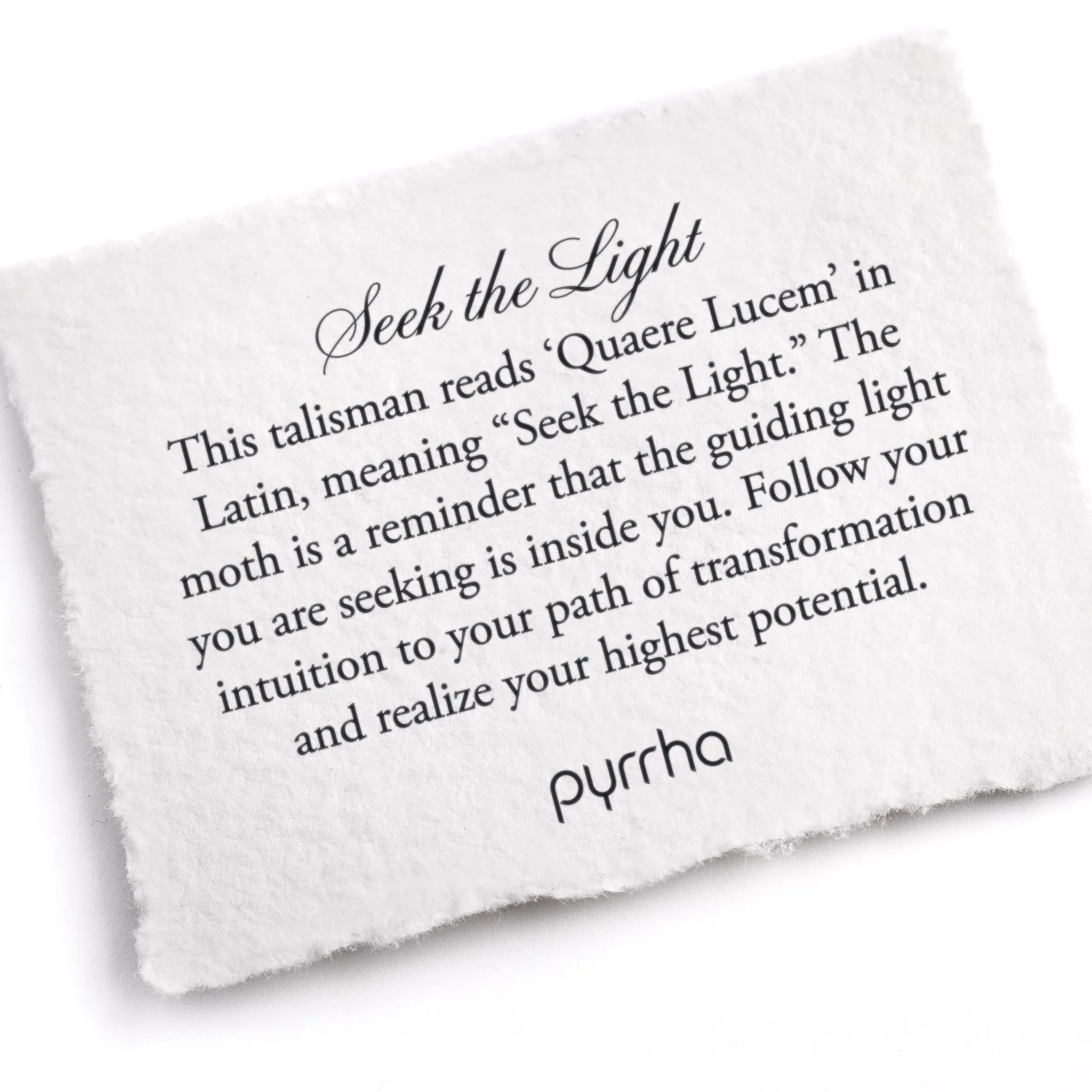 Seek the Light 14K Gold on Silver Talisman