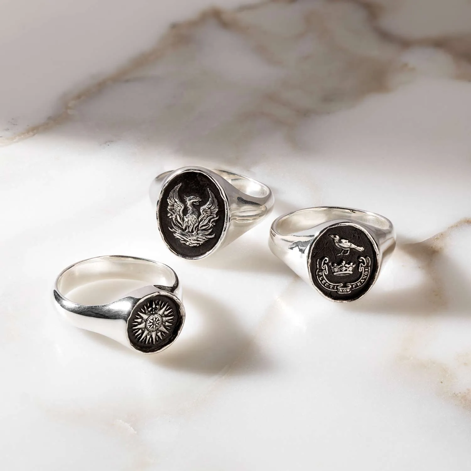 Seek the Light Signet Ring