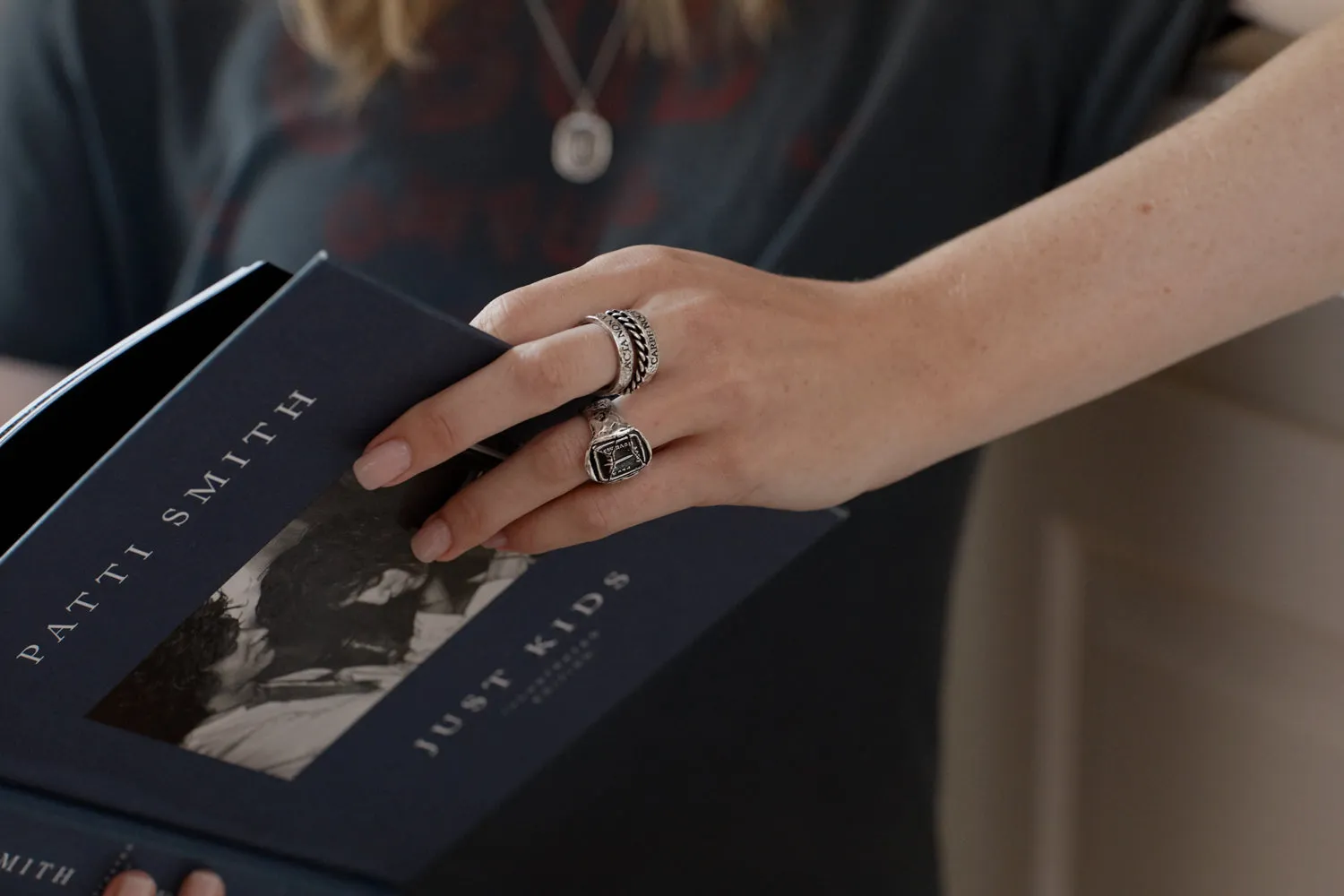 Seize The Day Latin Motto Band Ring