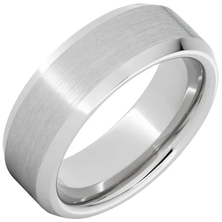 Serinium® Beveled Edge Band with Satin Finish
