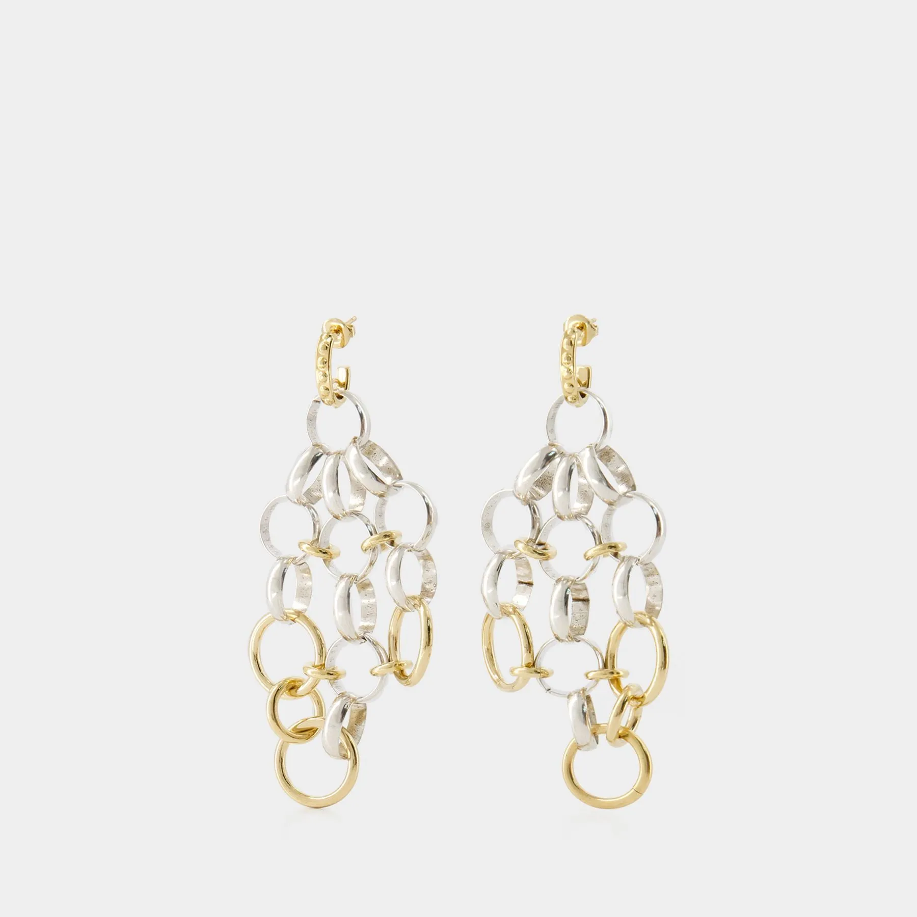 Sido Earrings - Isabel Marant - Brass - Silver/Gold