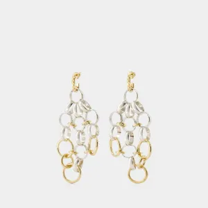 Sido Earrings - Isabel Marant - Brass - Silver/Gold