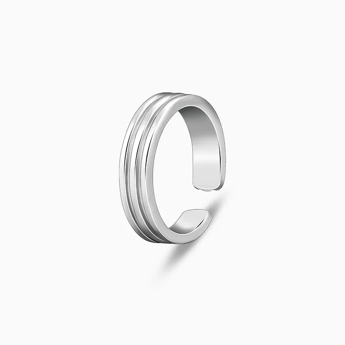Silver Aashna Toe Rings Giva