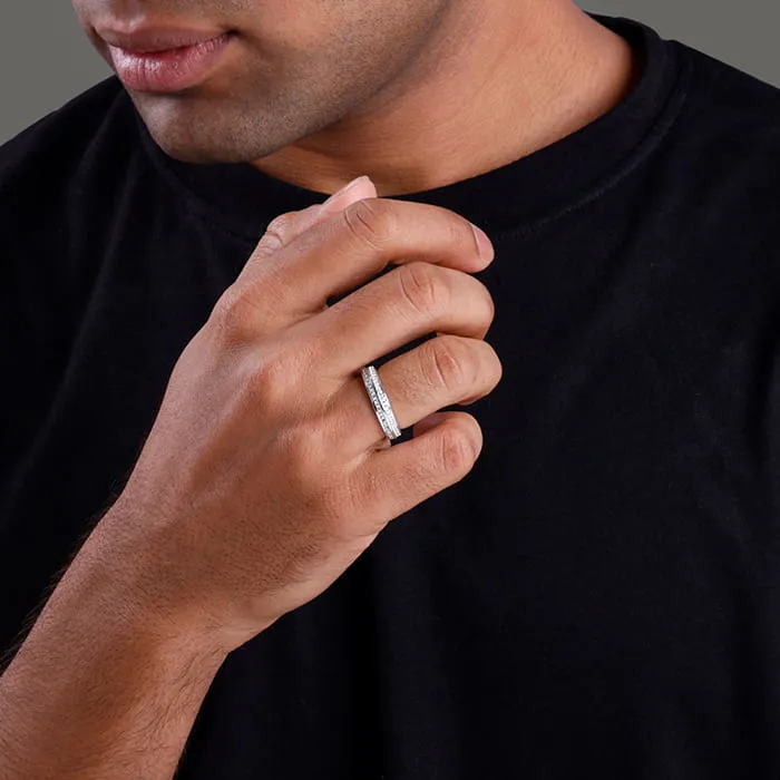 Silver Bold Fate Ring For Him Giva