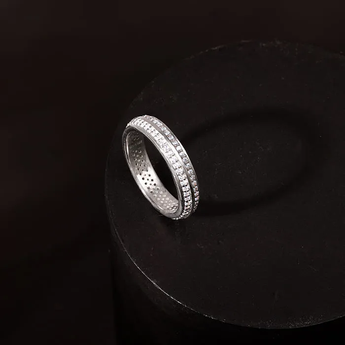 Silver Bold Fate Ring For Him Giva