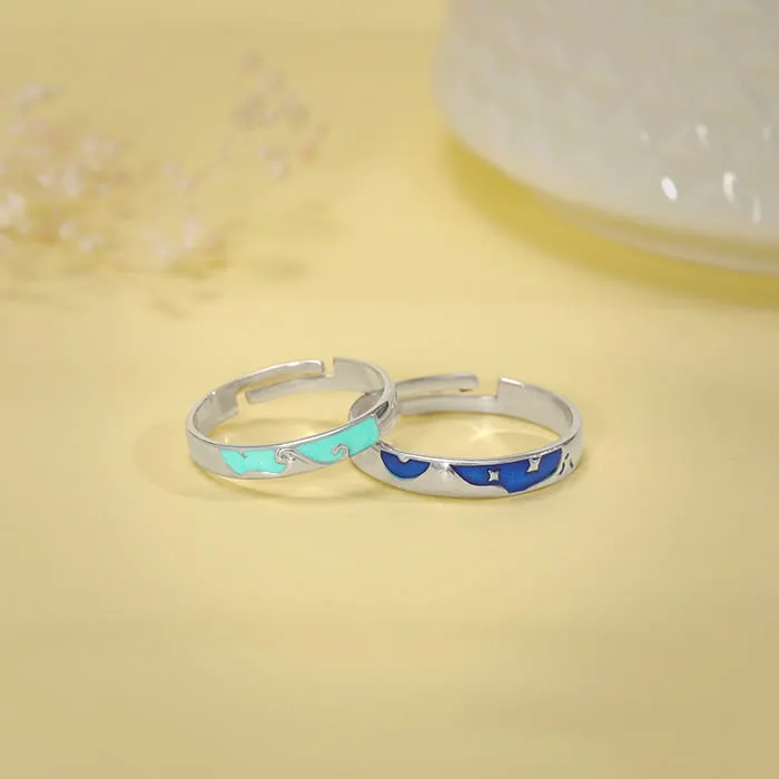 Silver Ecstasy Couple Bands Giva