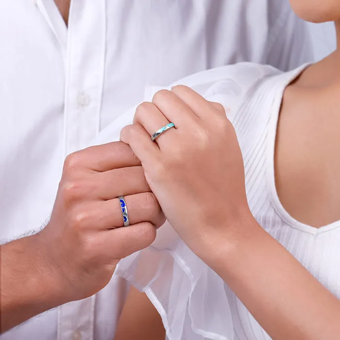 Silver Ecstasy Couple Bands Giva